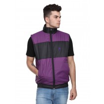 U.S.P.A Sleeveless Purple & Black Reversible Jacket