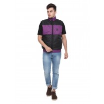 U.S.P.A Sleeveless Black & Purple Reversible Jacket