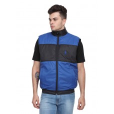 U.S.P.A Sleeveless Royal Blue & Black Reversible Jacket