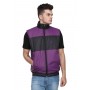 U.S.P.A Sleeveless Purple & Black Reversible Jacket