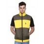 U.S.P.A Sleeveless Brown & Yellow Reversible Jacket
