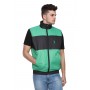 U.S.P.A Sleeveless Jade Green & Black Reversible Jacket