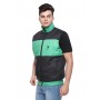 U.S.P.A Sleeveless Black & Jade Green Reversible Jacket