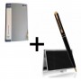Combo pennline pen pl740 spica black Ball Pen + card holder